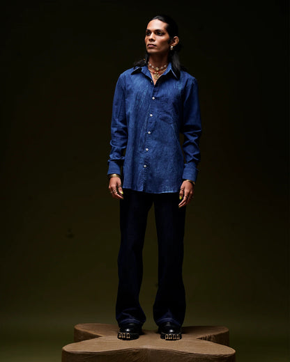 Indigo Arambh | Indigo Cotton Shirt