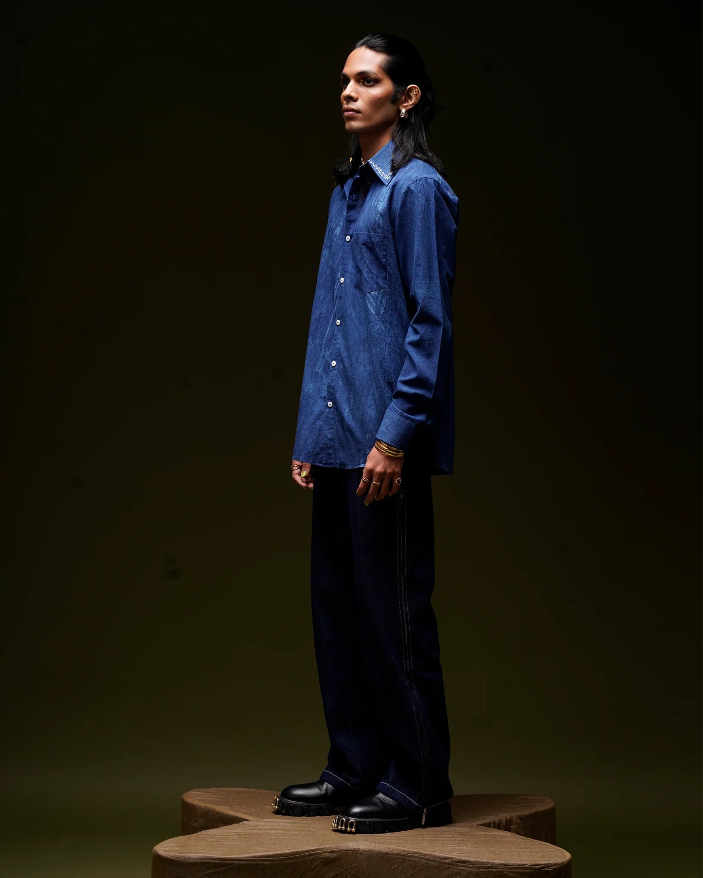 Indigo Arambh | Indigo Cotton Shirt