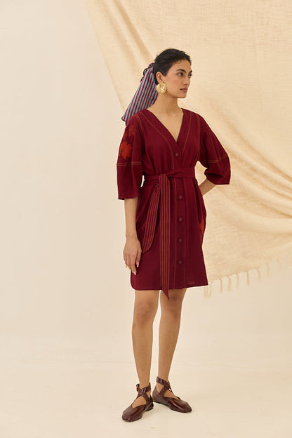 Kuhu Handloom Shift Dress