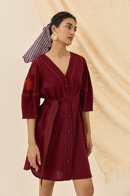 Kuhu Handloom Shift Dress