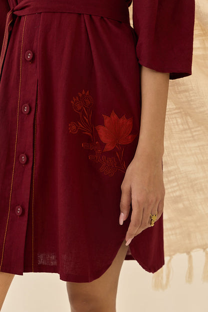 Kuhu Handloom Shift Dress