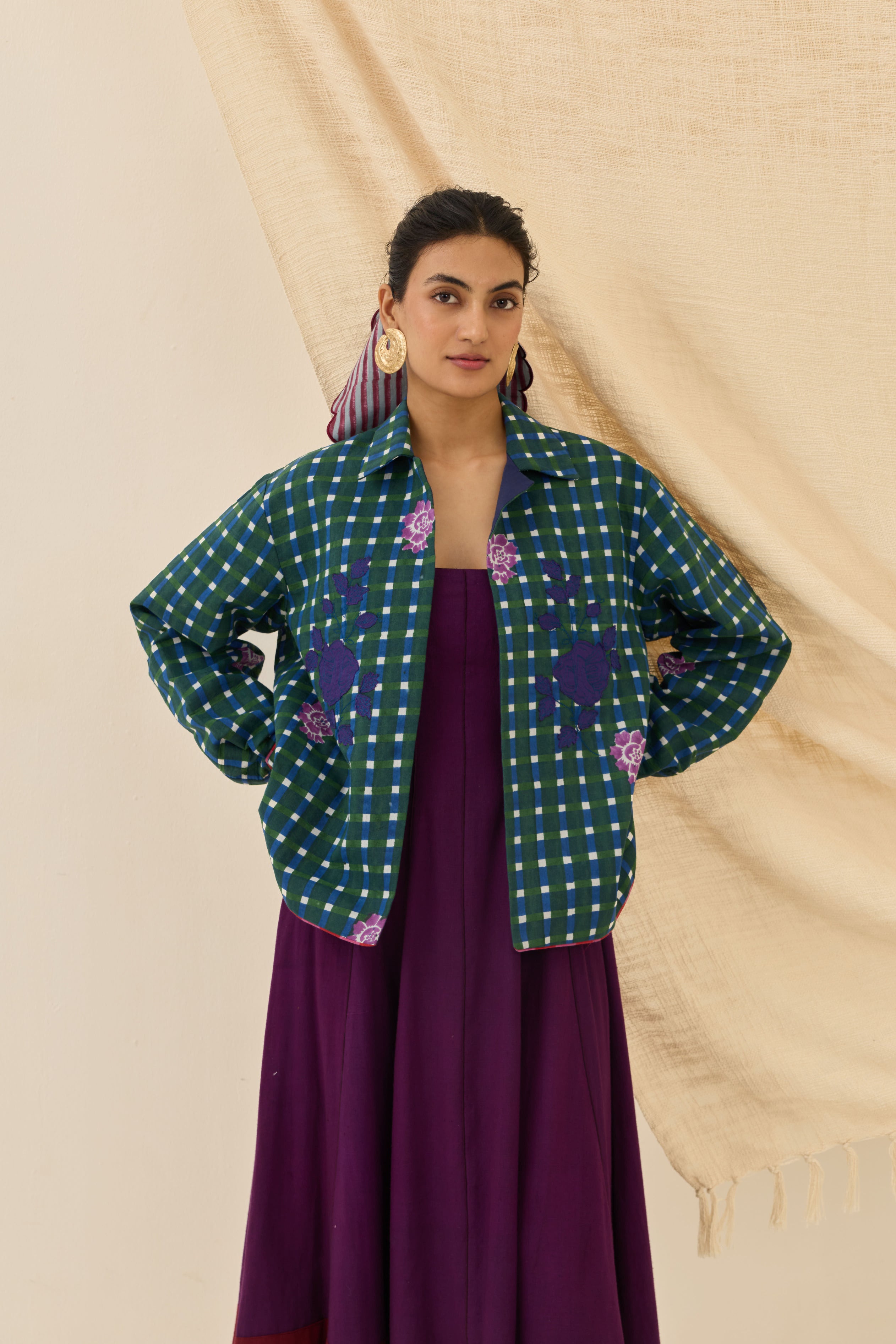 Pakhi | Applique Jacket – clothostudio