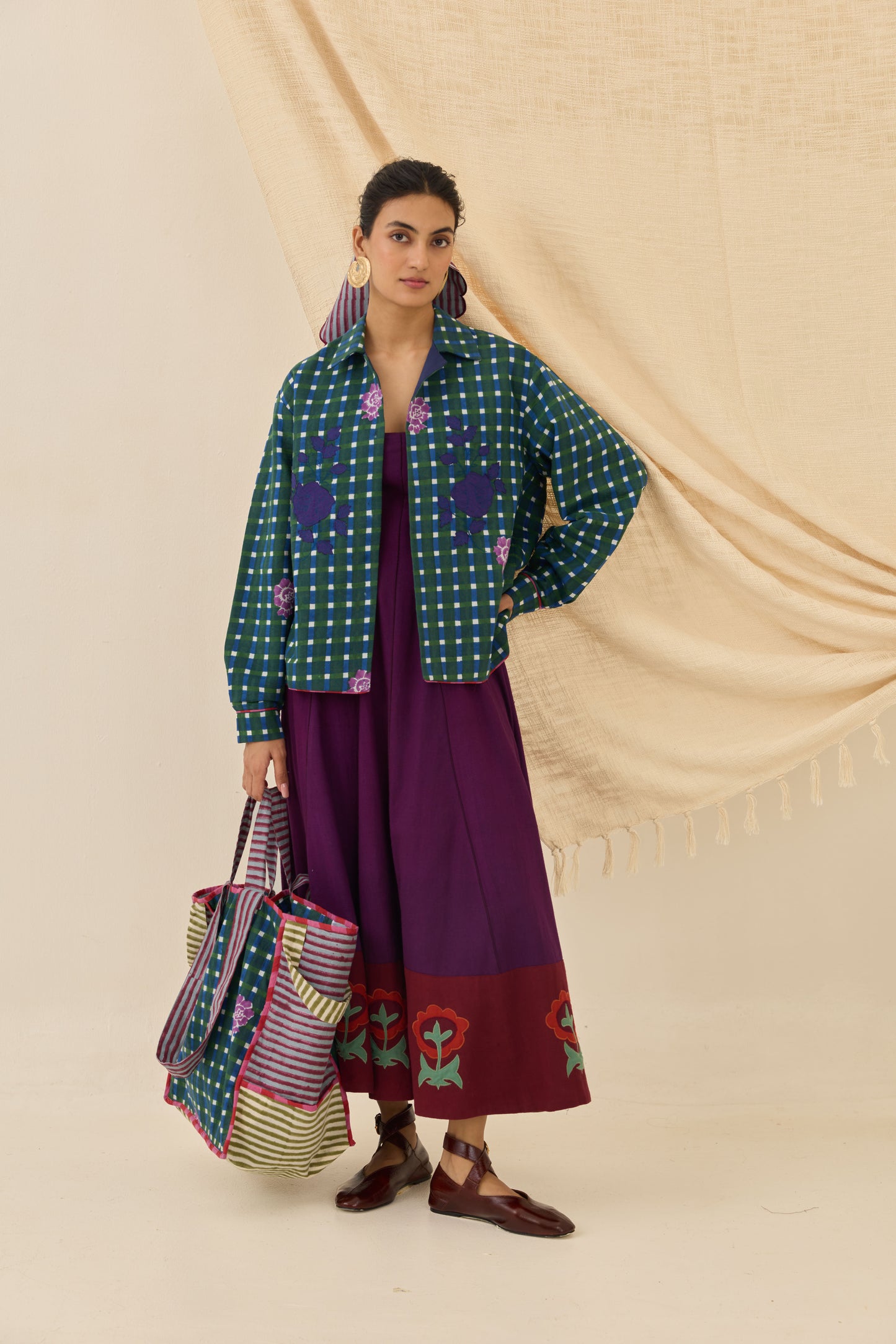 Pakhi | Applique Jacket