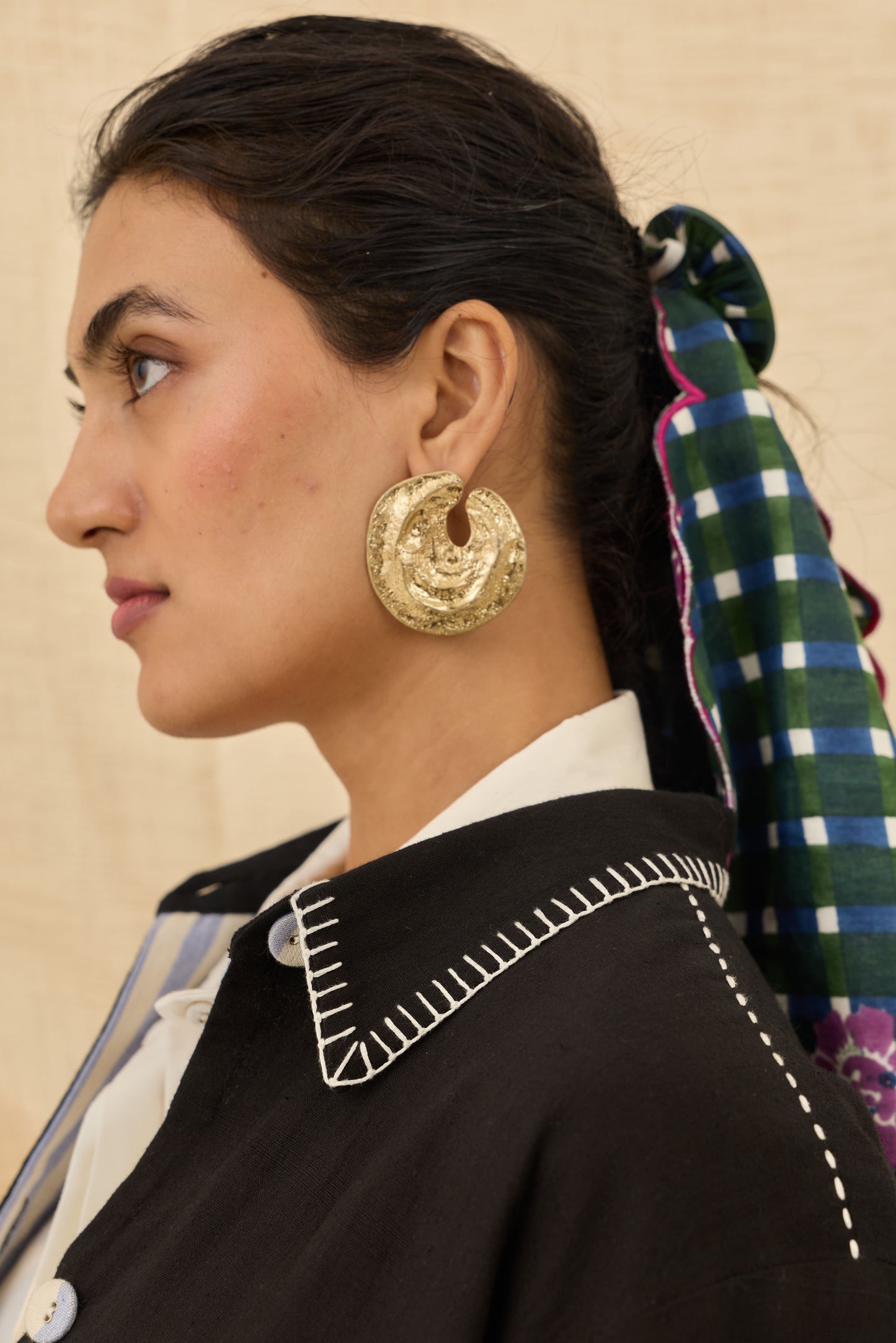 Jugnu | Black Handloom Jacket