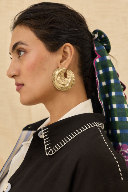 Jugnu | Black Handloom Jacket