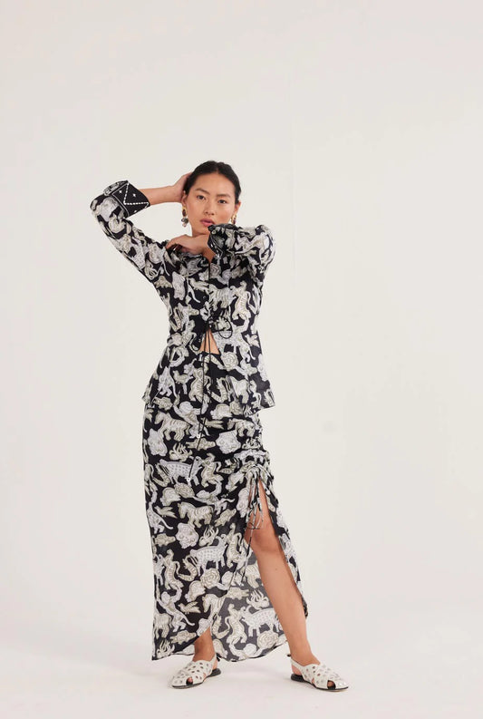 Ika | Hand Printed Skirt