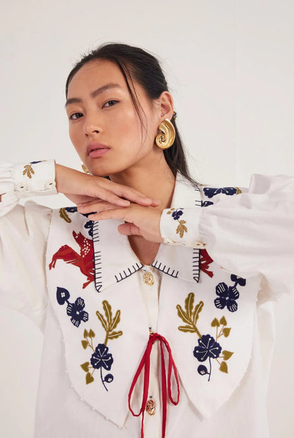 Kiji | Embroidered Bib