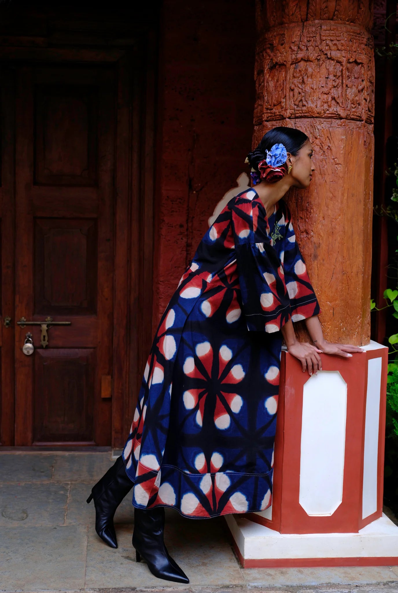 Mahua | Dress with Flared Sleeve