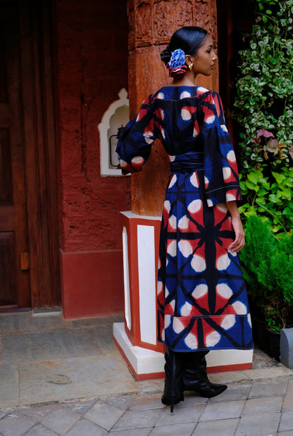 Mahua | Dress with Flared Sleeve