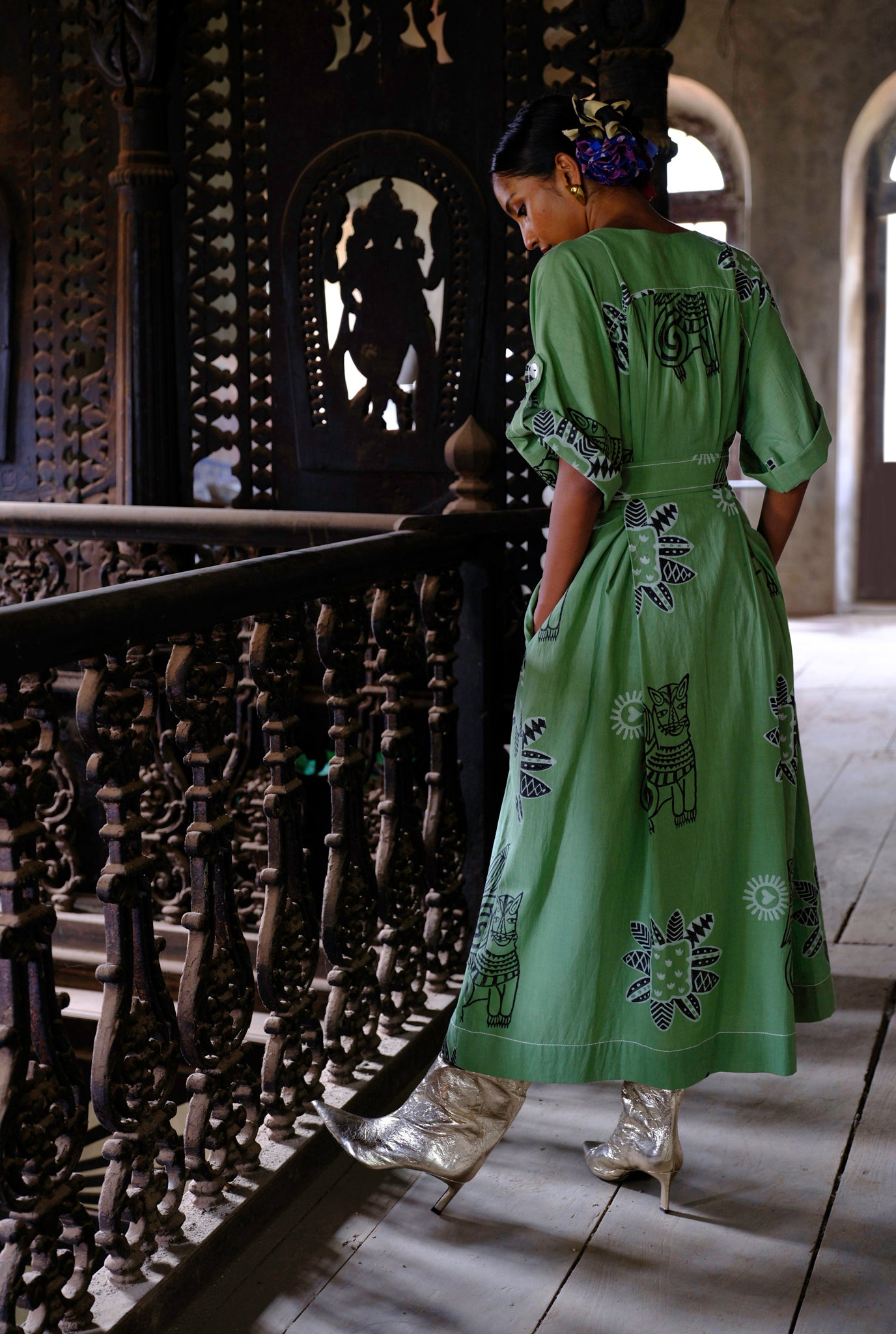 Kanji |  Wrap Waist Dress