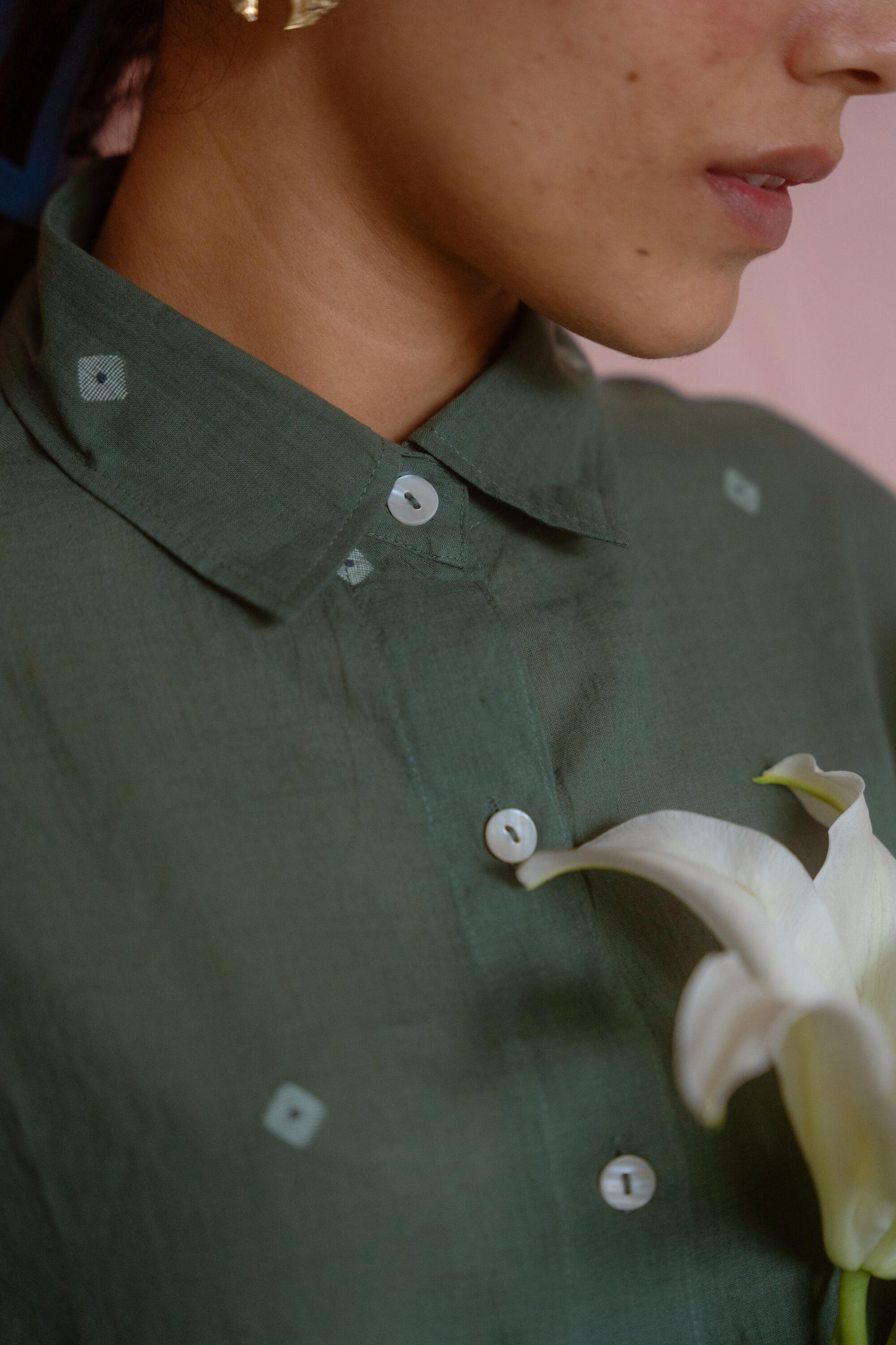 Core | Oversized Green Shirt