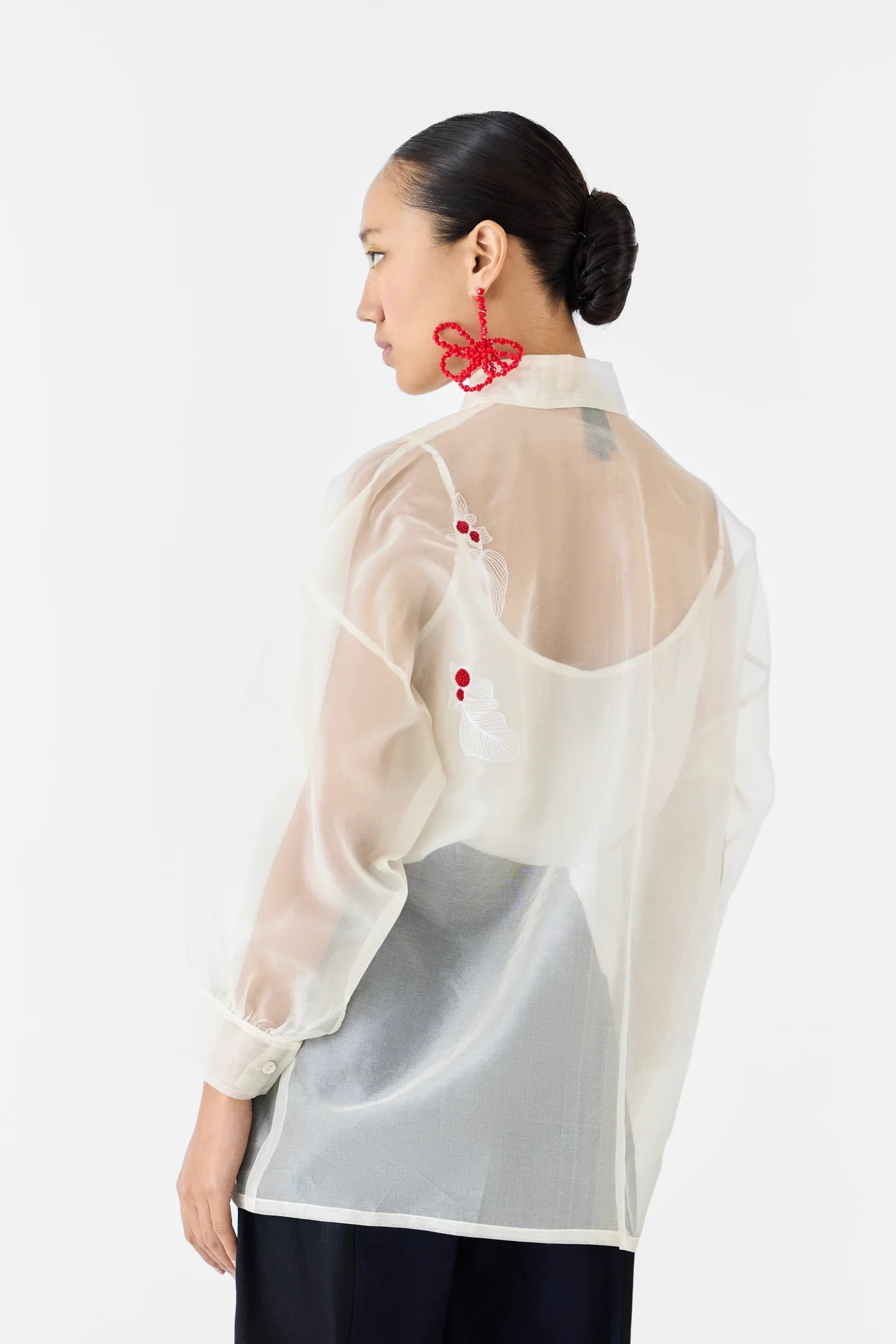 Koi | Organza Shirt