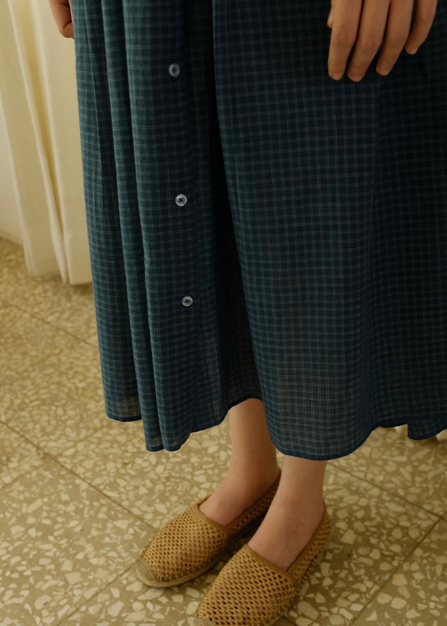 Cynthia | Washed Navy Dress
