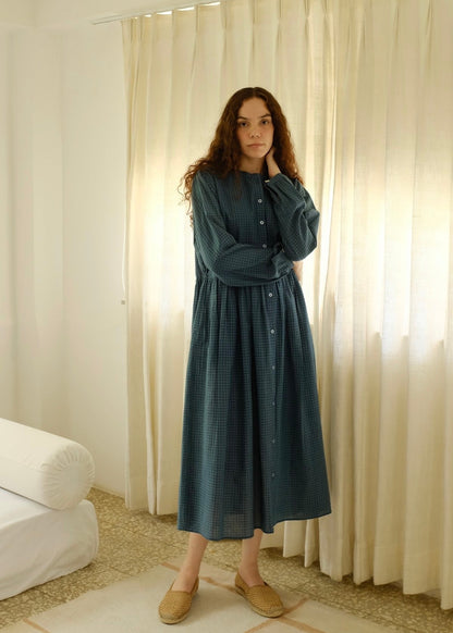 Cynthia | Washed Navy Dress