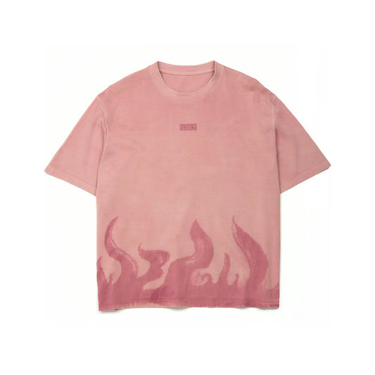 Flame | Peach Pink Oversized T-shirt