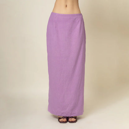 Abby | Purple Straight Skirt