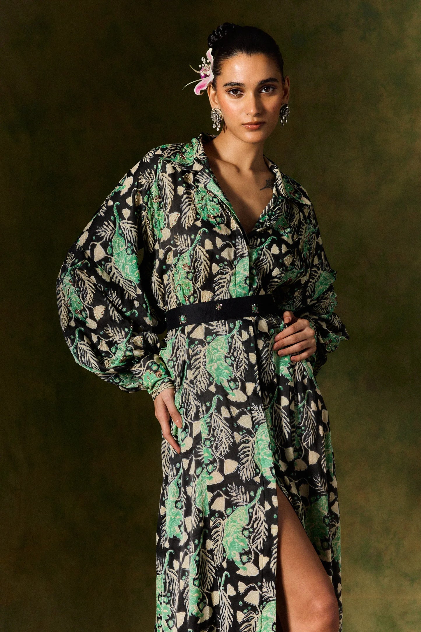 Gulsher | Silk Shirt Dress