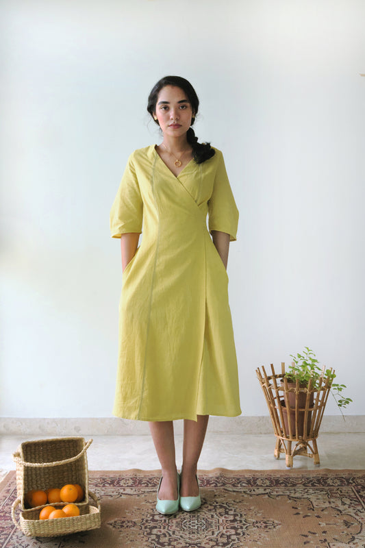 Nambi-Kai Wrap dress | Sunny side up