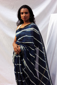 Kavya. Chanderi Handblock Saree