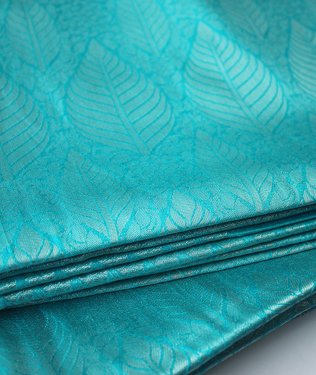  Turquoise Banarasi Saree from Clotho Studio. Shipping all across Canada. Curated products made in India.