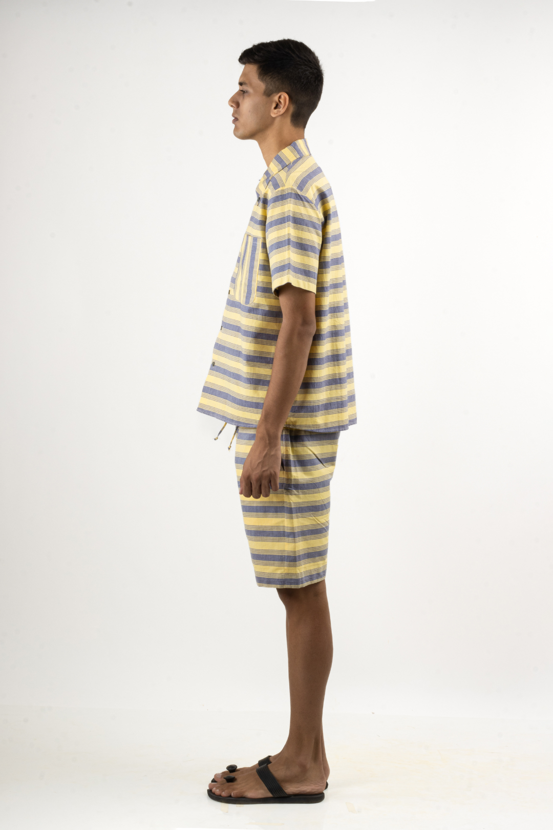 YUGA Yellow Stripe Shorts | Kara